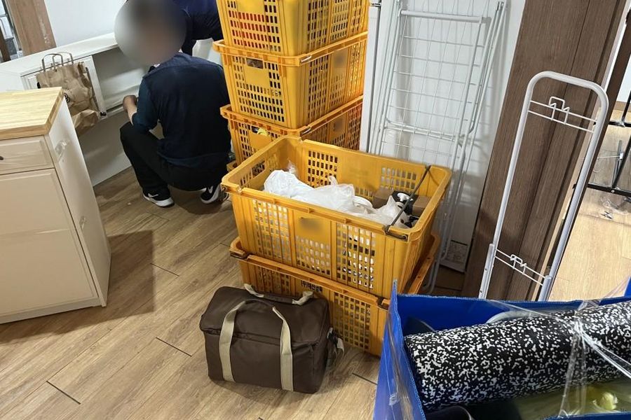 옥구군 회현면 작업 당일 현장