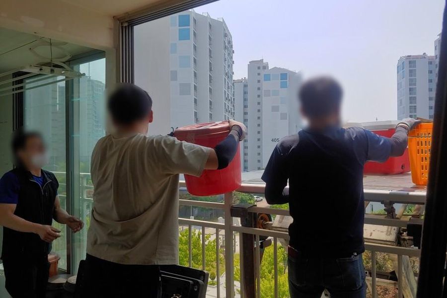고창군 이사 진행 현장